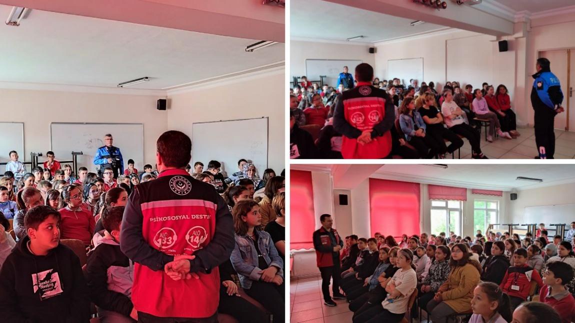 Toplum Destekli Polislik Şube Müdürlüğünden Öğrencilerimize Seminer