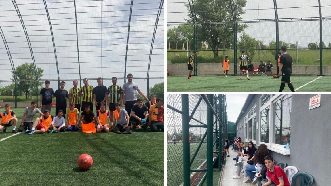 8.Sınıf Öğrencilerimiz Öğretmenleriyle Futbol Turnuvası Yaptı